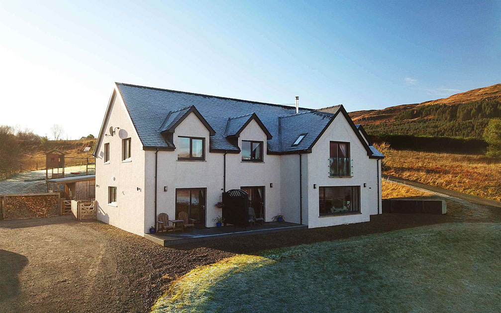 Stay at Scorr House self catering accommodation apartments near Portree with sea views